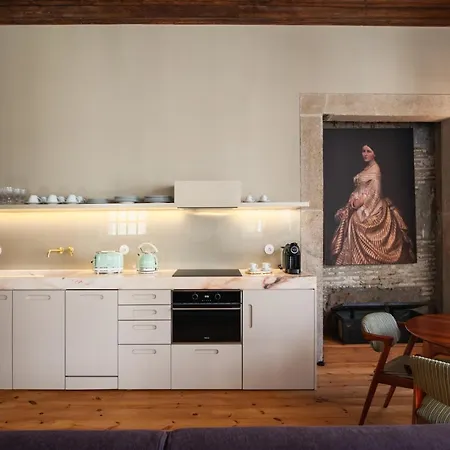 公寓 Estefania Luxury Historic House Downtown 波尔图